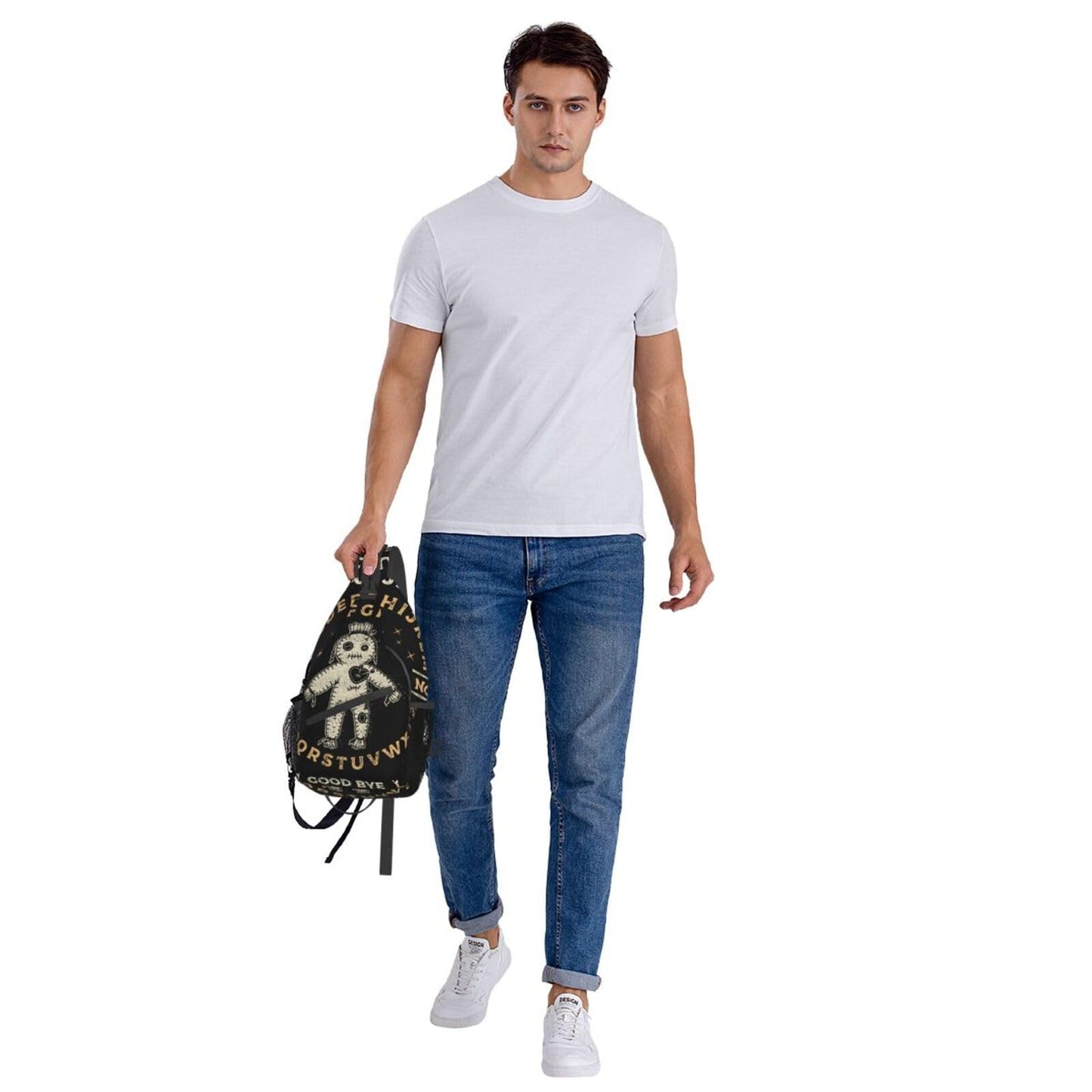 Camo Forest Hunting Sling Backpack, Unisex