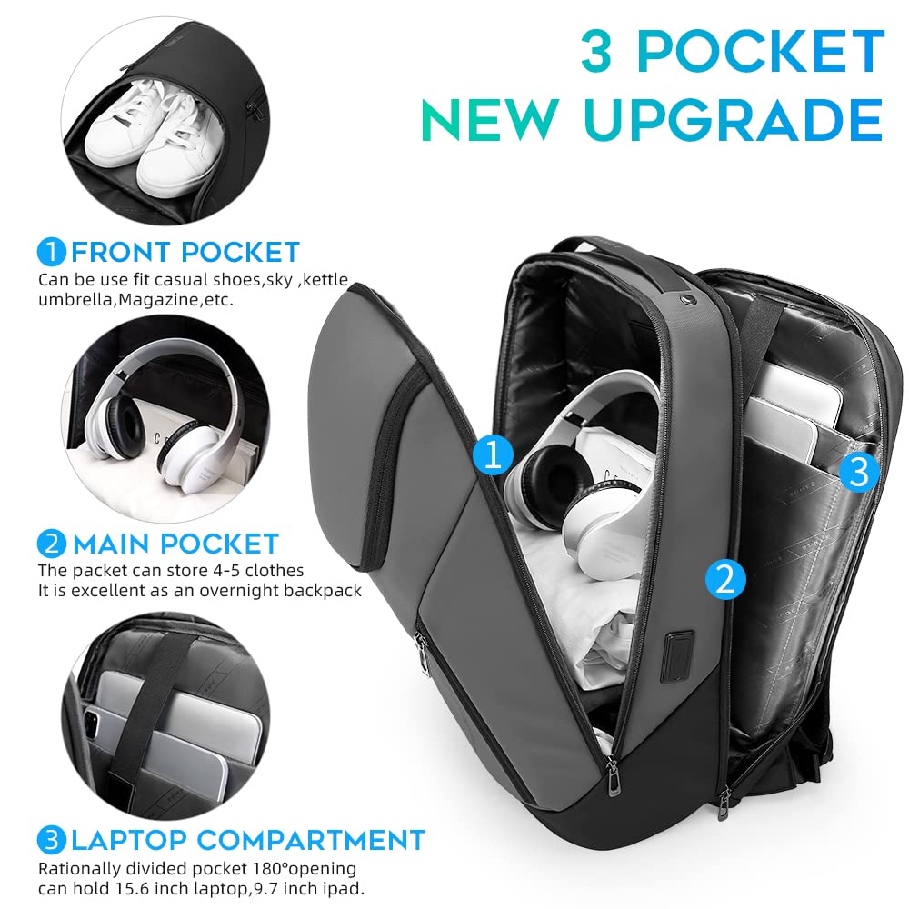 BANGE 15.6" Waterproof Laptop Backpack