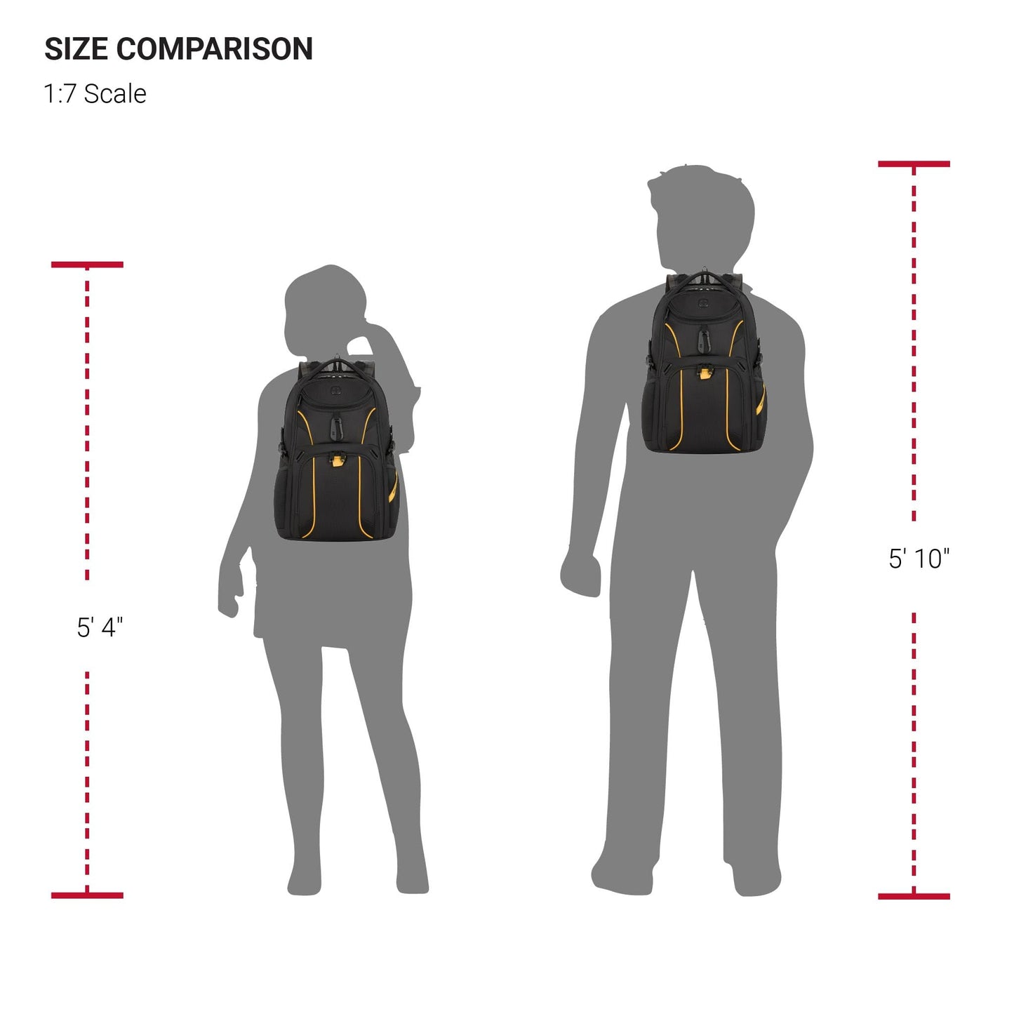 SwissGear Mini 1900 Scansmart Slim Version Laptop Backpack, Oatmeal, 16-Inch
