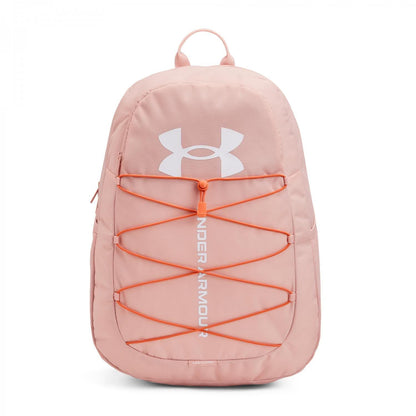 Under Armour Hustle Sport Backpack, Black/Silver