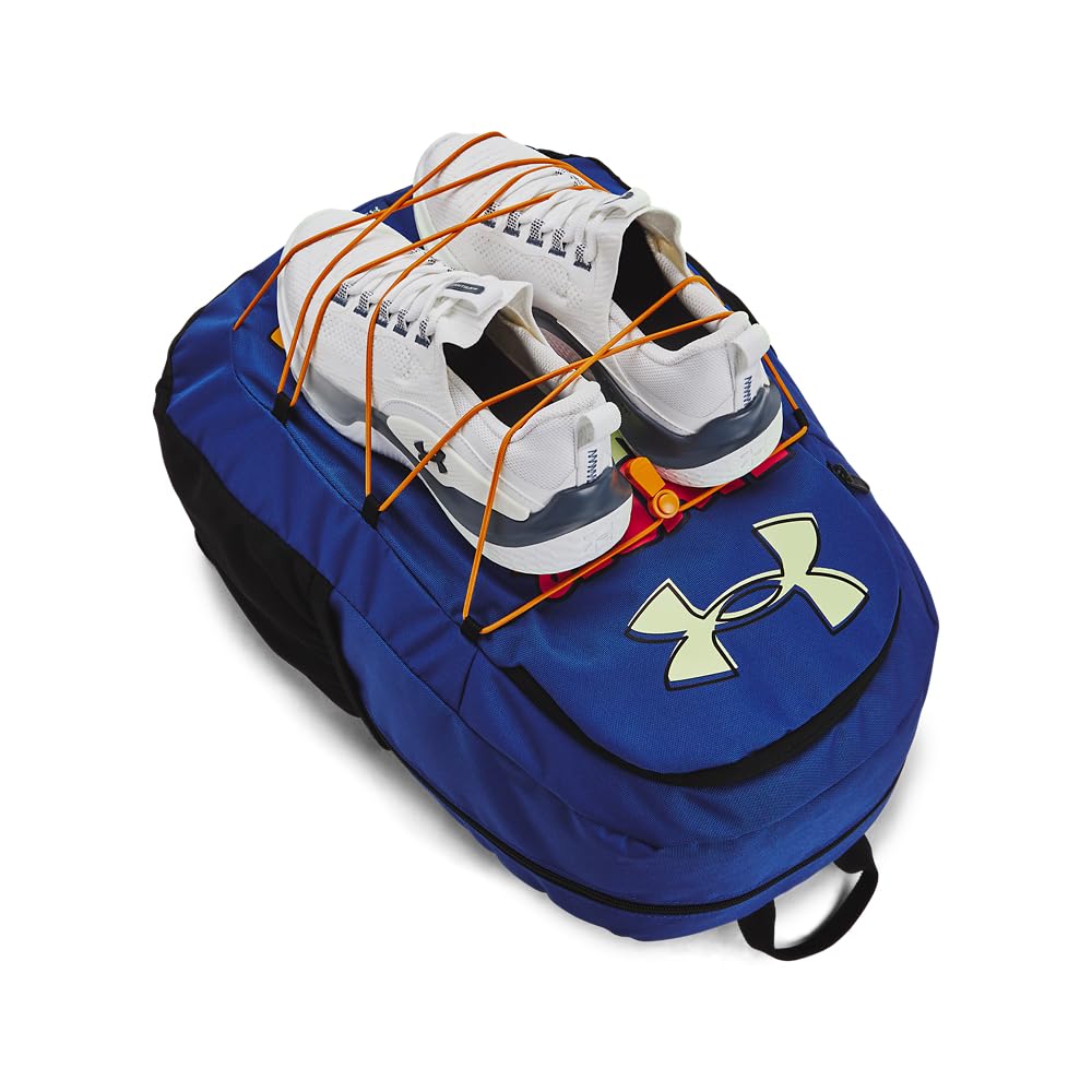 Under Armour Hustle Sport Backpack, Black/Silver