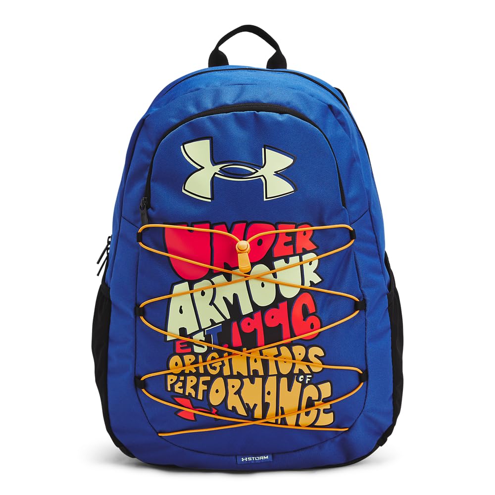 Under Armour Hustle Sport Backpack, Black/Silver