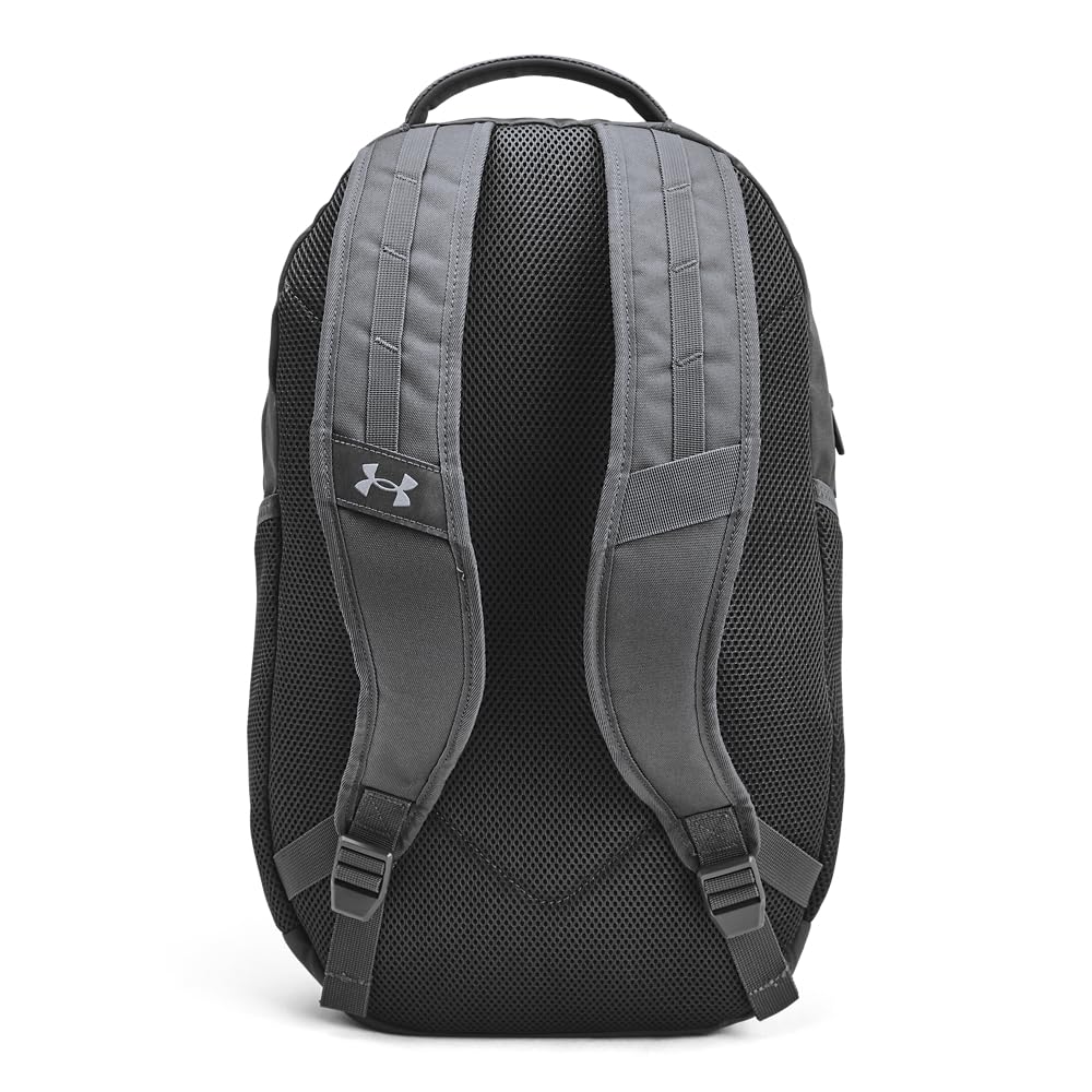 Under Armour Hustle 6.0 Backpack, Black/White