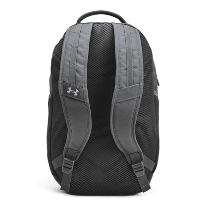 Under Armour Hustle 6.0 Backpack, Black/White