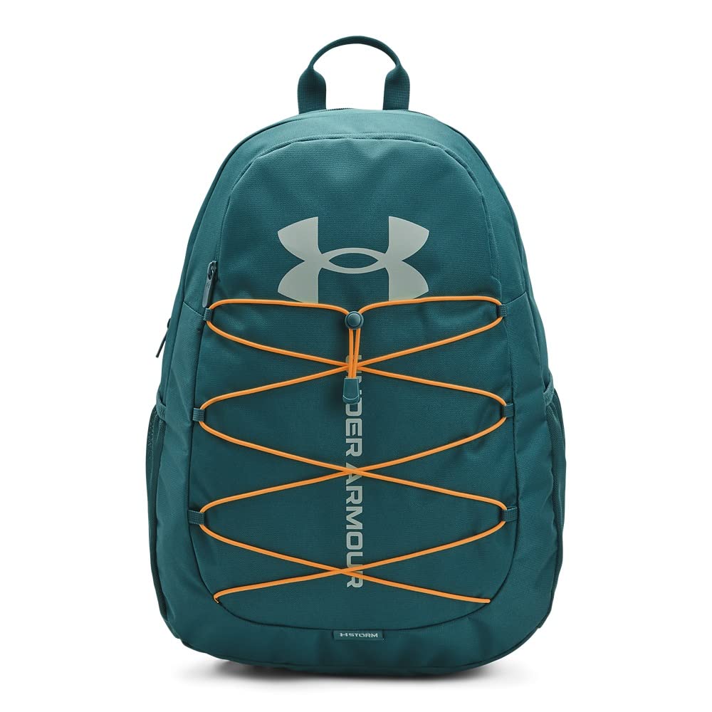 Under Armour Hustle Sport Backpack, Black/Silver