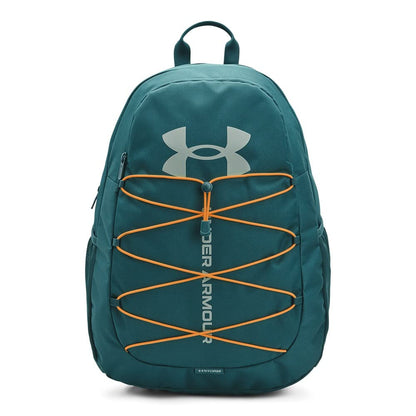 Under Armour Hustle Sport Backpack, Black/Silver