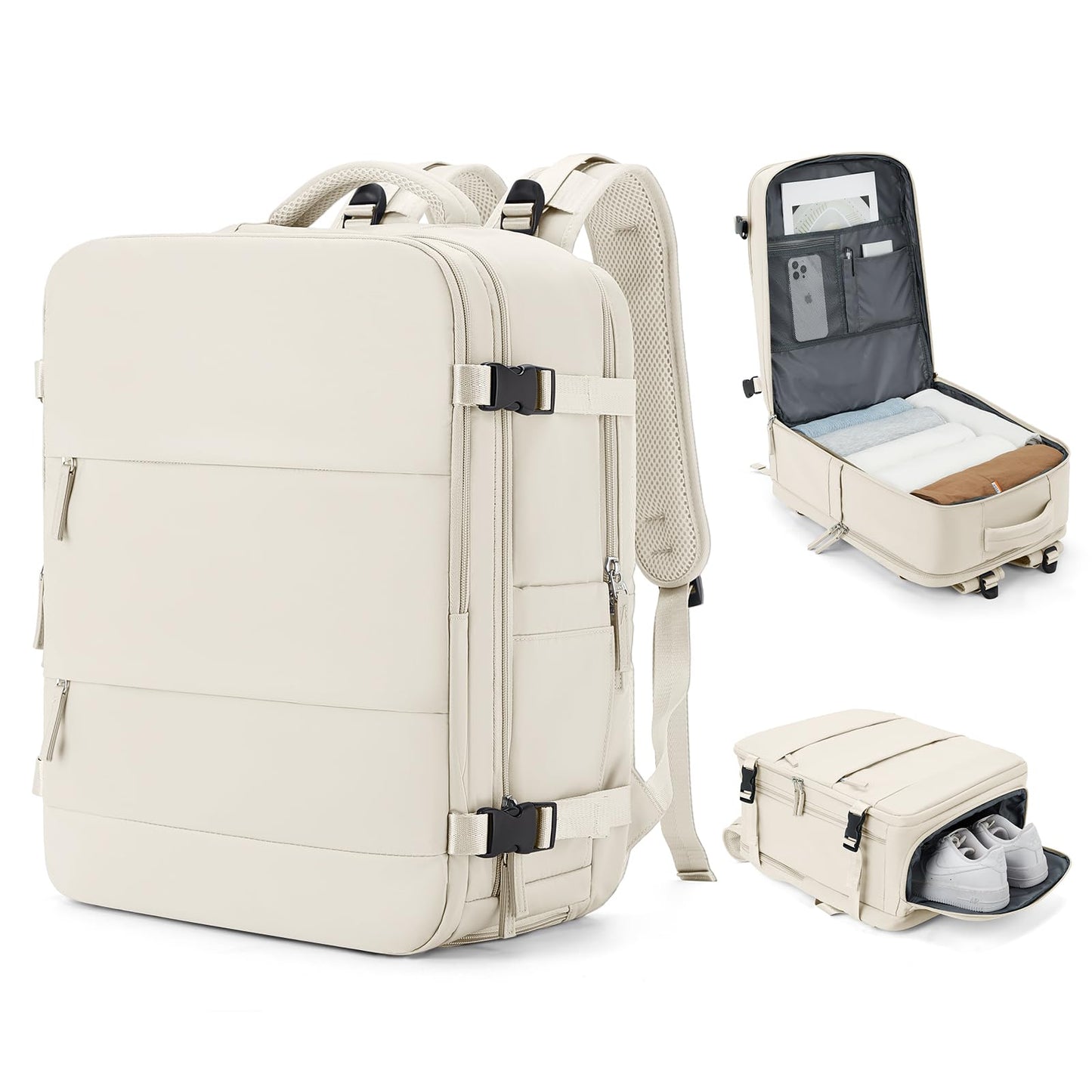 Coowoz Waterproof Travel Backpack, Peacock Blue