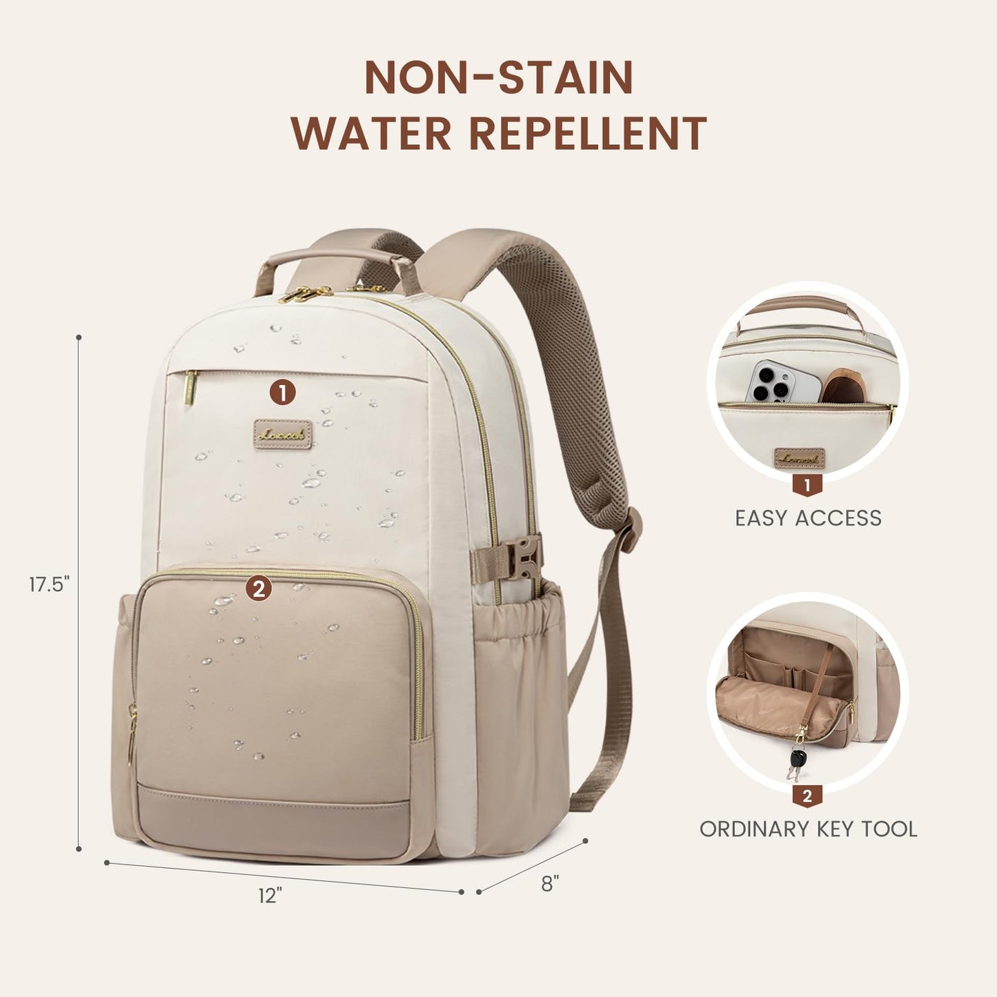 LOVEVOOK Laptop Backpack for Women