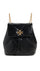 Tory Burch Women's Kira Diamond Quilt Mini Backpack, Black, One Size