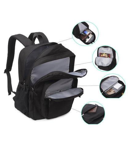 abshoo Basic Travel Backpack, Water-Resistant