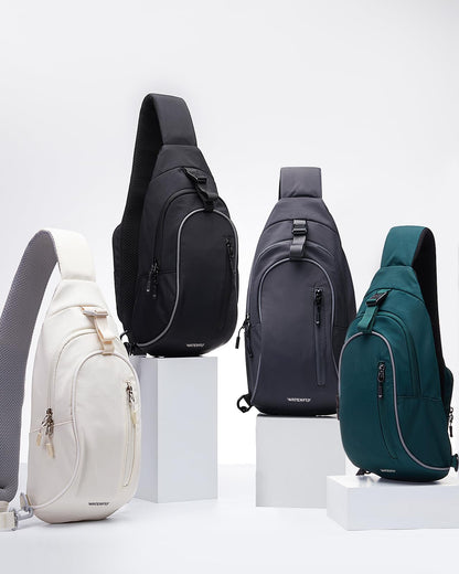 WATERFLY Crossbody Sling Backpack for Travel