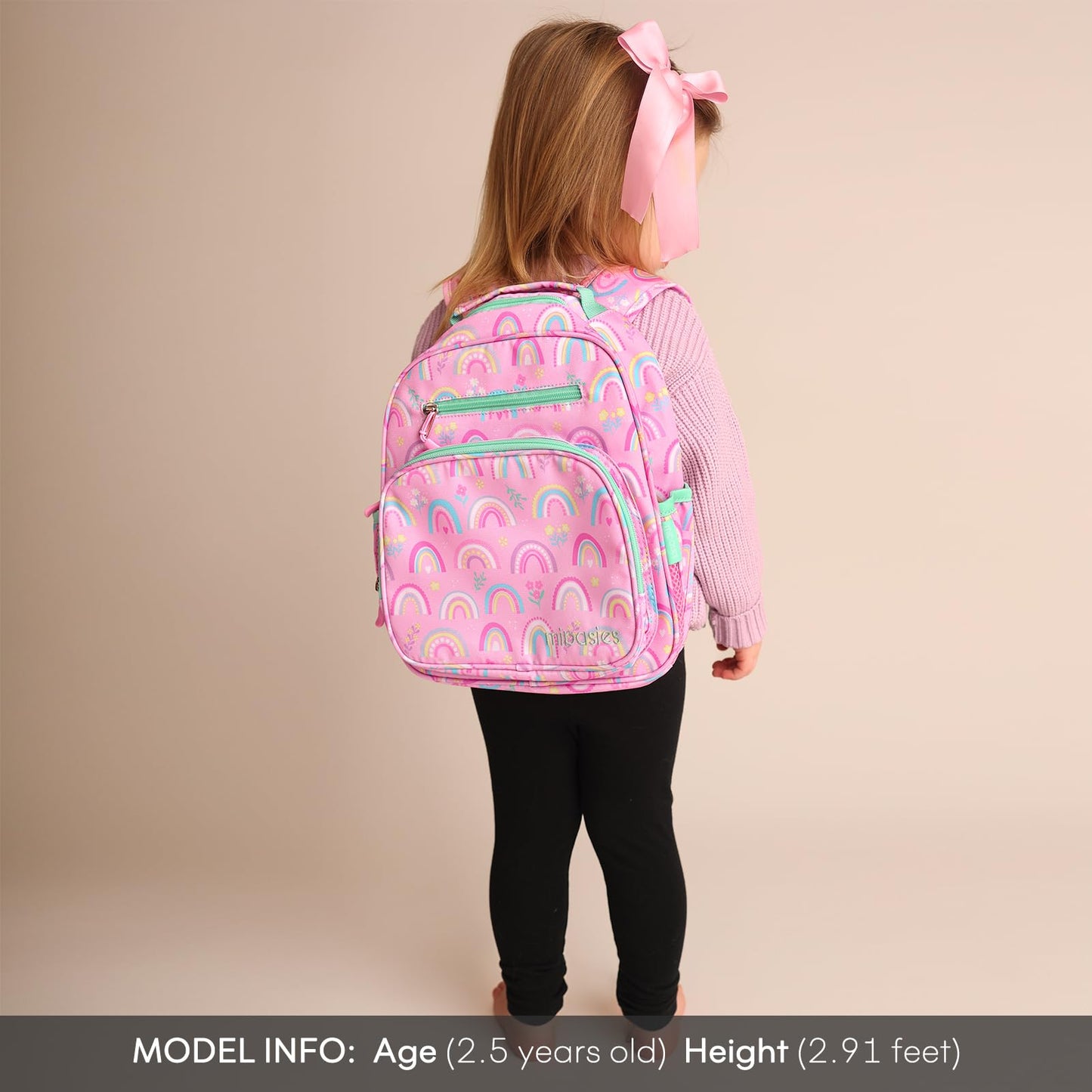 mibasies Girls Backpack 5-8: Lightweight Kids