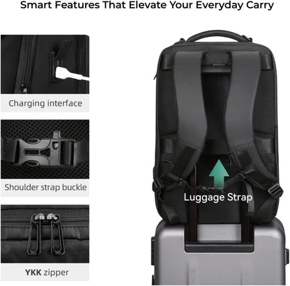 TREKON Smart Business Backpack – Waterproof Travel Laptop Bag