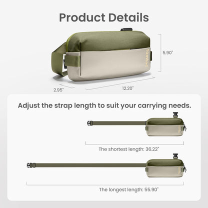 tomtoc Compact EDC Sling Bag, Lightweight