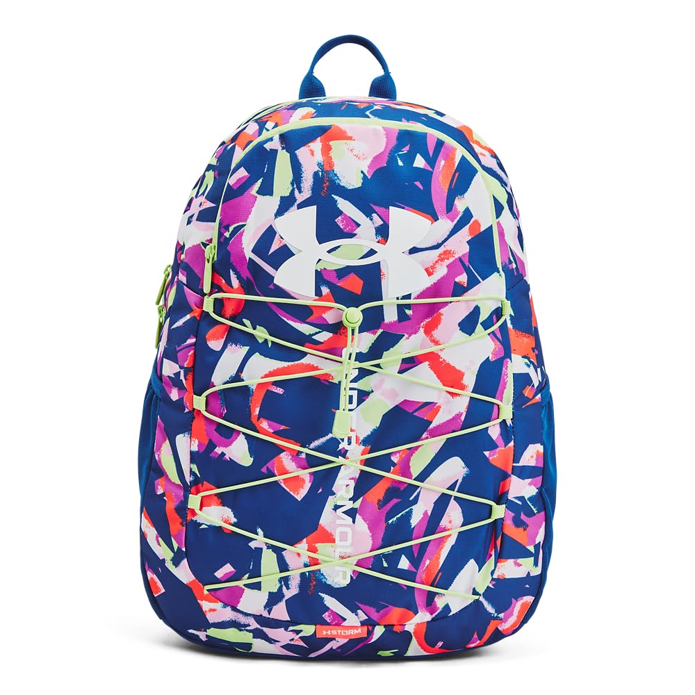 Under Armour Hustle Sport Backpack, Black/Silver