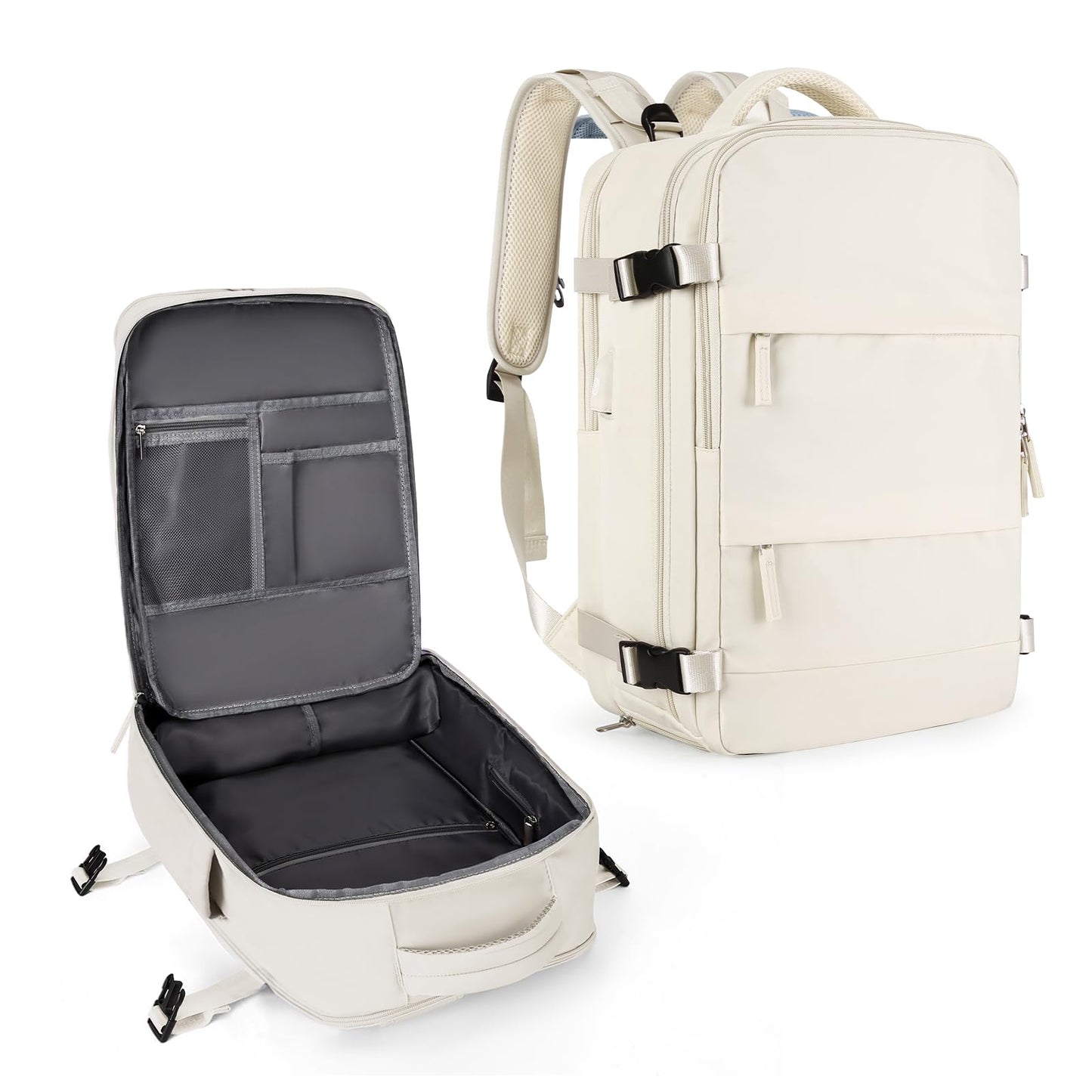 Coowoz Waterproof Travel Backpack, Peacock Blue