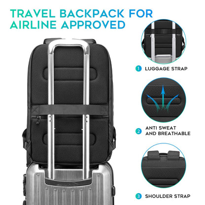 BANGE 15.6" Waterproof Laptop Backpack