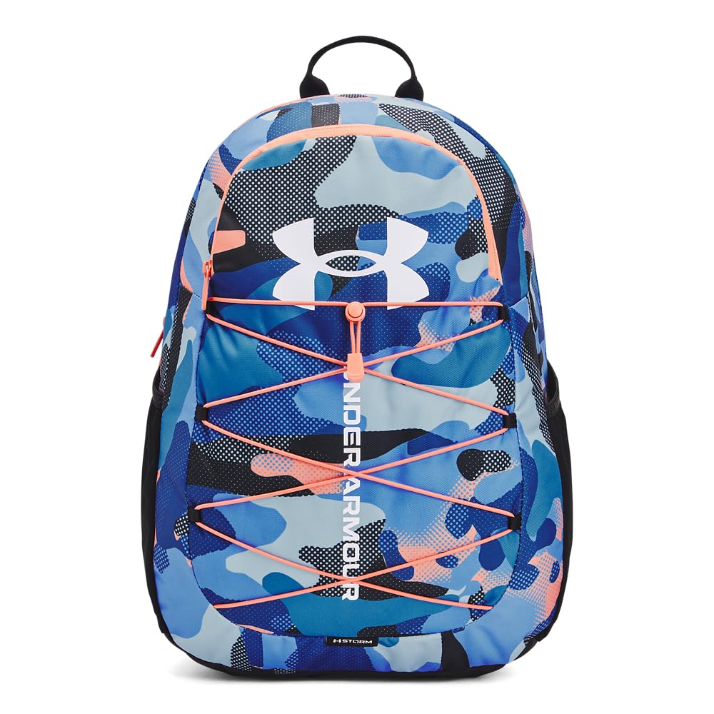 Under Armour Hustle Sport Backpack, Black/Silver
