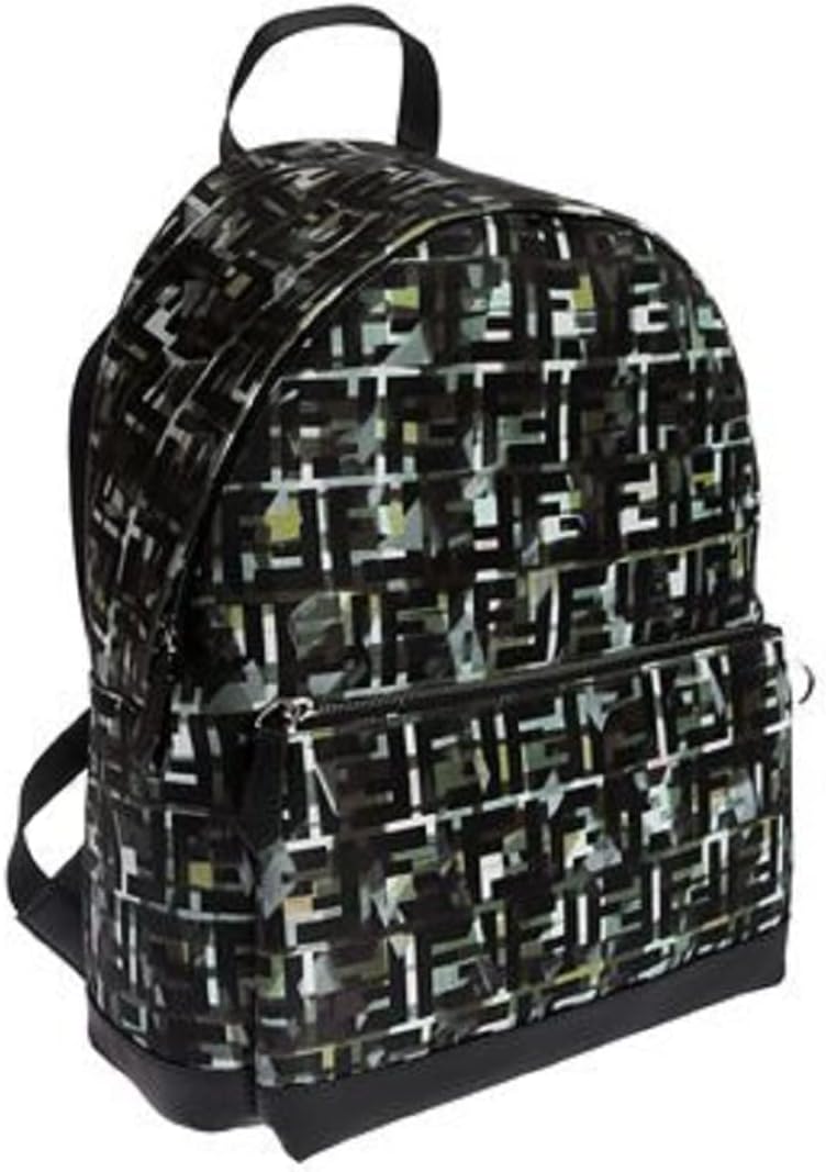 Fendi FF Multicolor FF Camouflage Backpack 8BT298