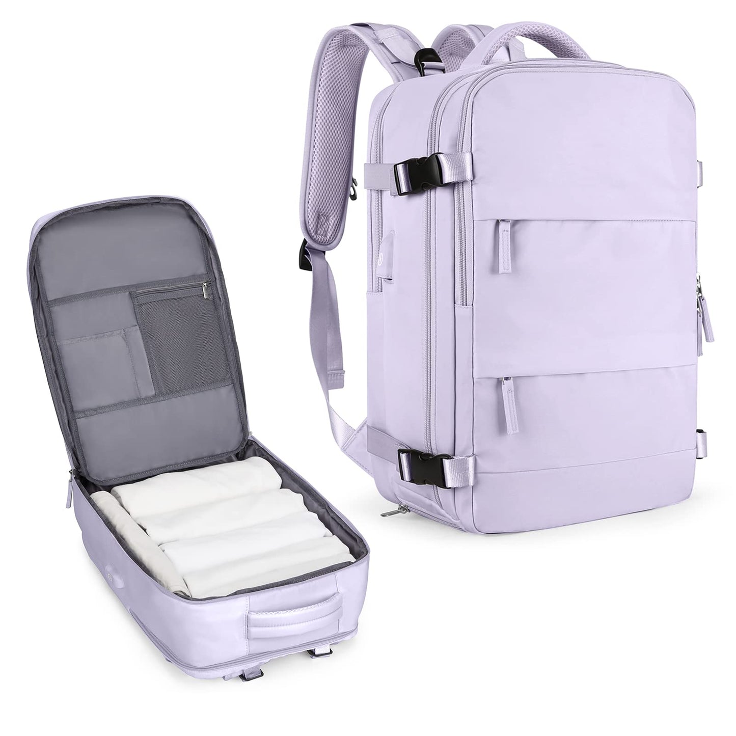 Coowoz Waterproof Travel Backpack, Peacock Blue
