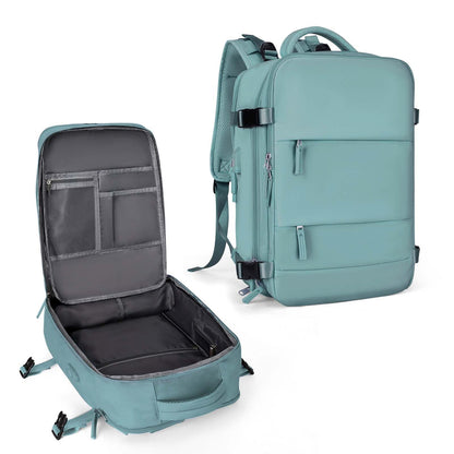 Coowoz Waterproof Travel Backpack, Peacock Blue