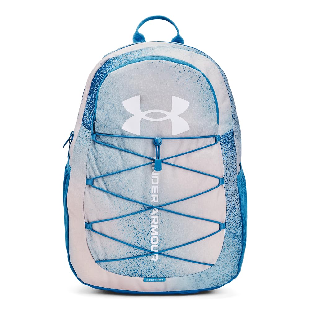 Under Armour Hustle Sport Backpack, Black/Silver