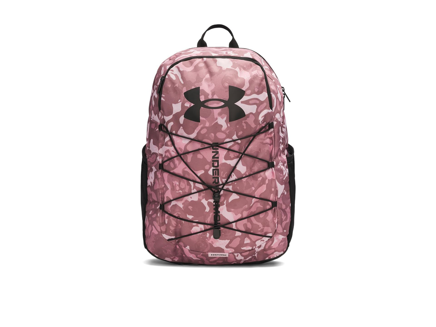 Under Armour Hustle Sport Backpack, Black/Silver