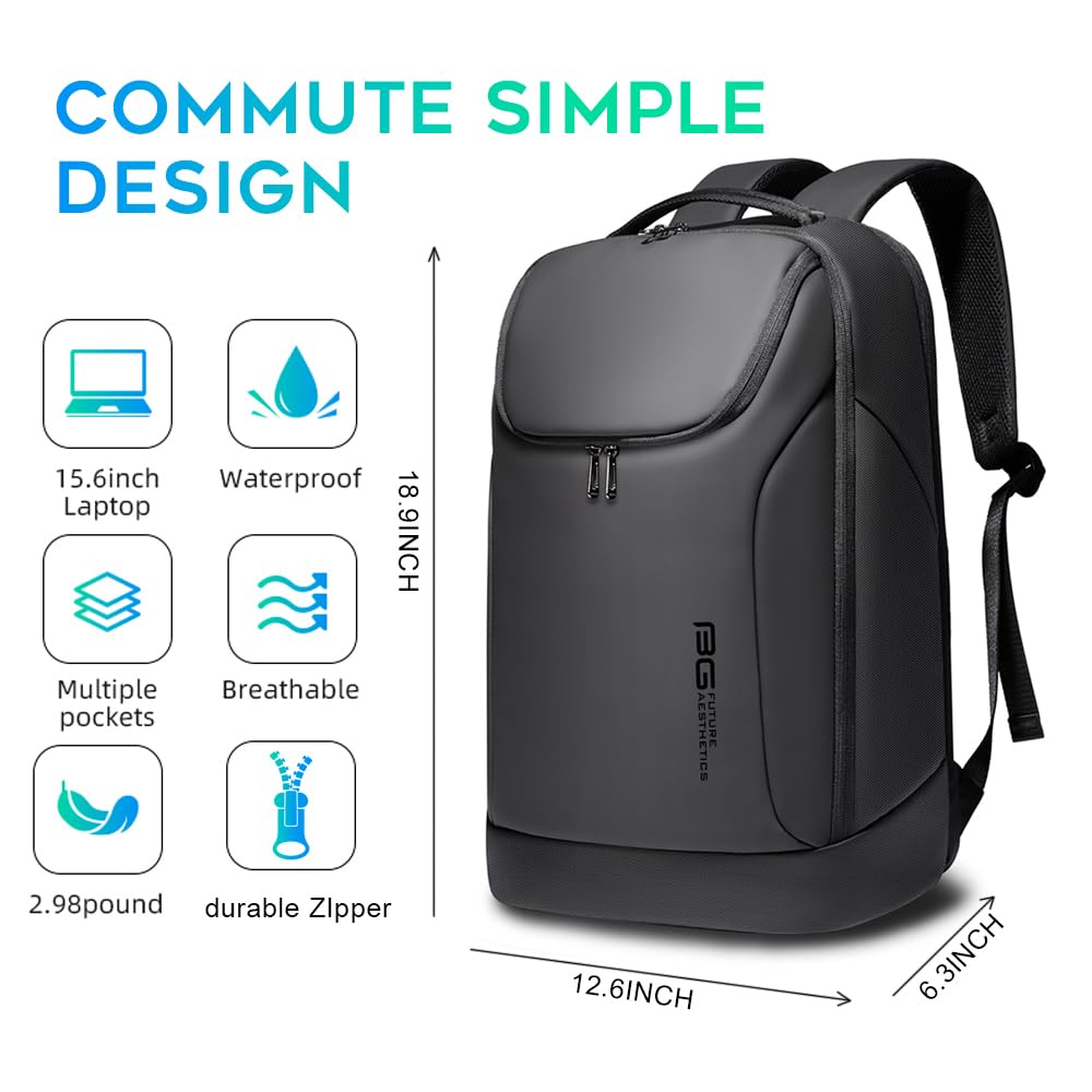 BANGE 15.6" Waterproof Laptop Backpack