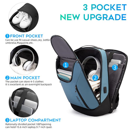BANGE 15.6" Waterproof Laptop Backpack