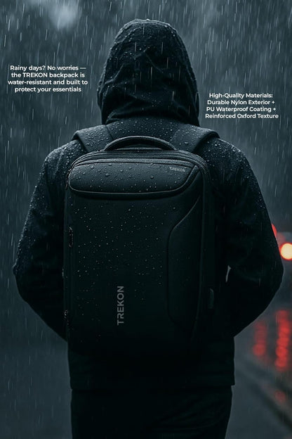 TREKON Smart Business Backpack – Waterproof Travel Laptop Bag