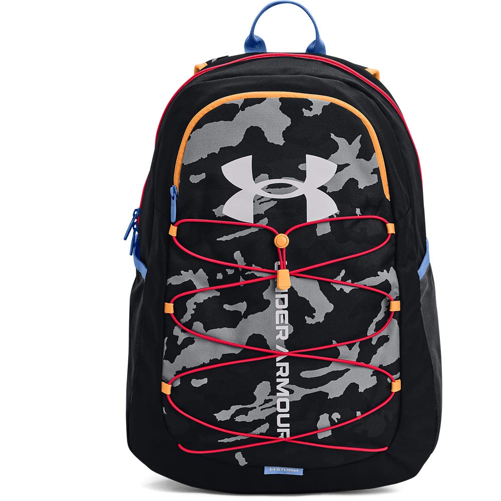 Under Armour Hustle Sport Backpack, Black/Silver