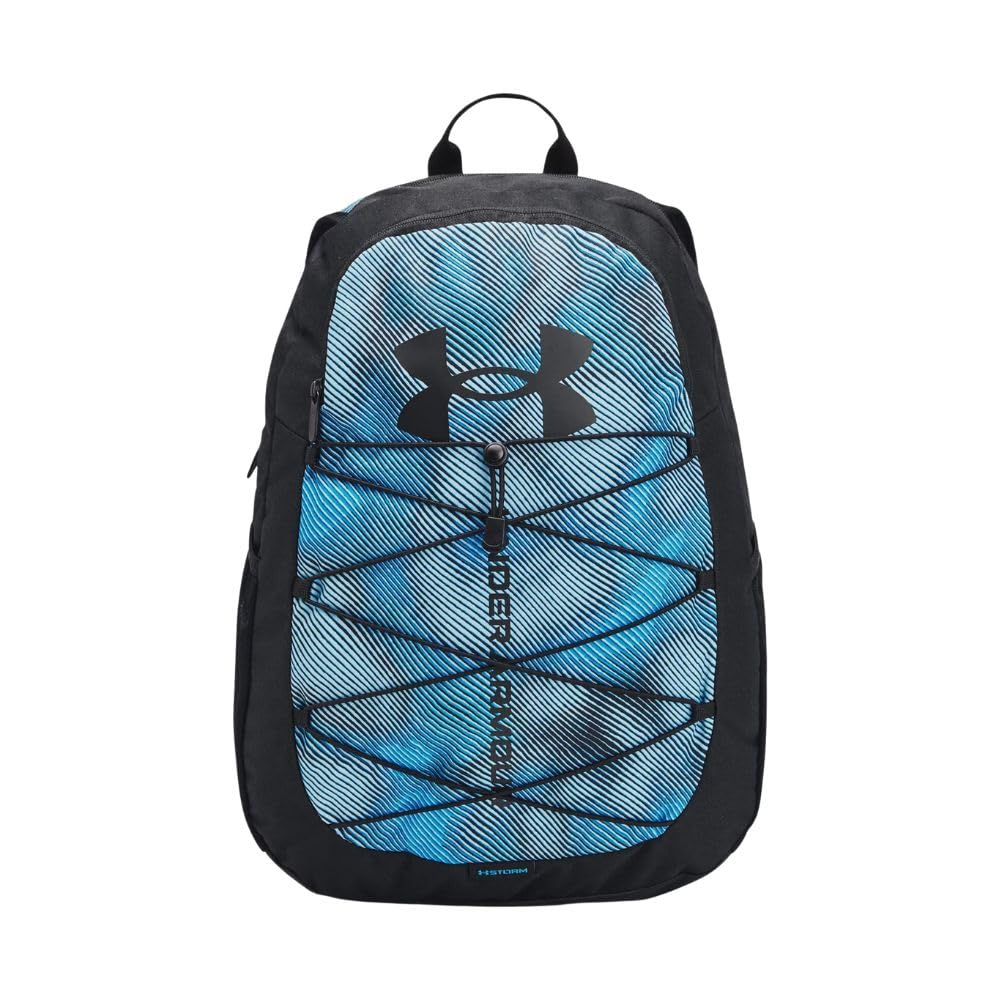 Under Armour Hustle Sport Backpack, Black/Silver