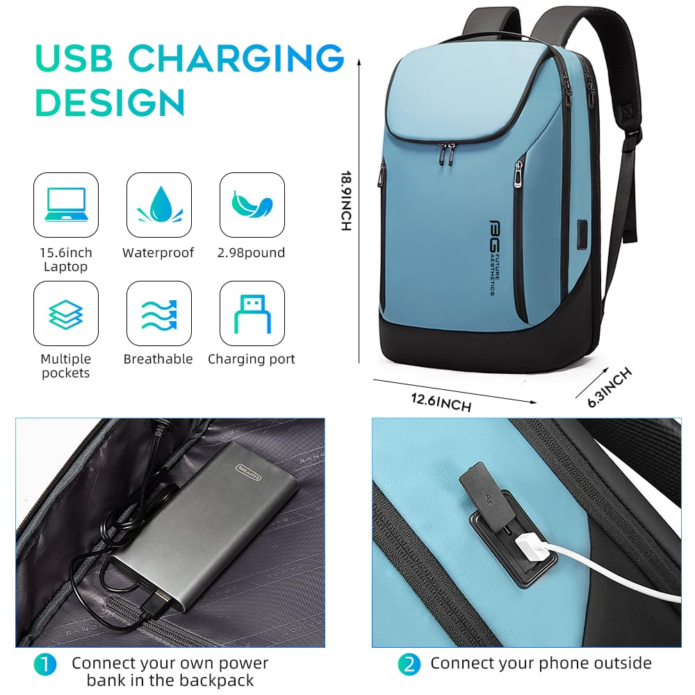 BANGE 15.6" Waterproof Laptop Backpack