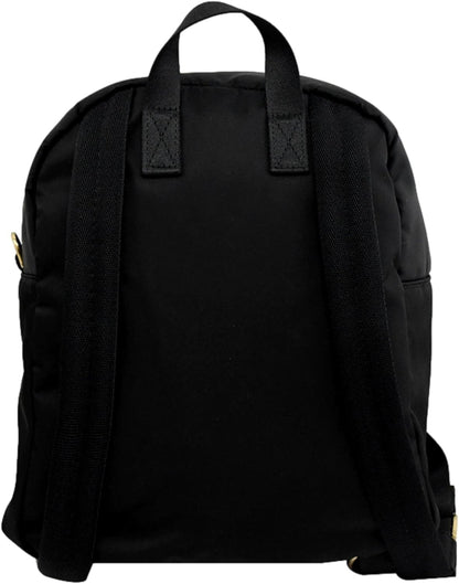 FENDI Baguette Logo Black Nylon Backpack 8BZ048