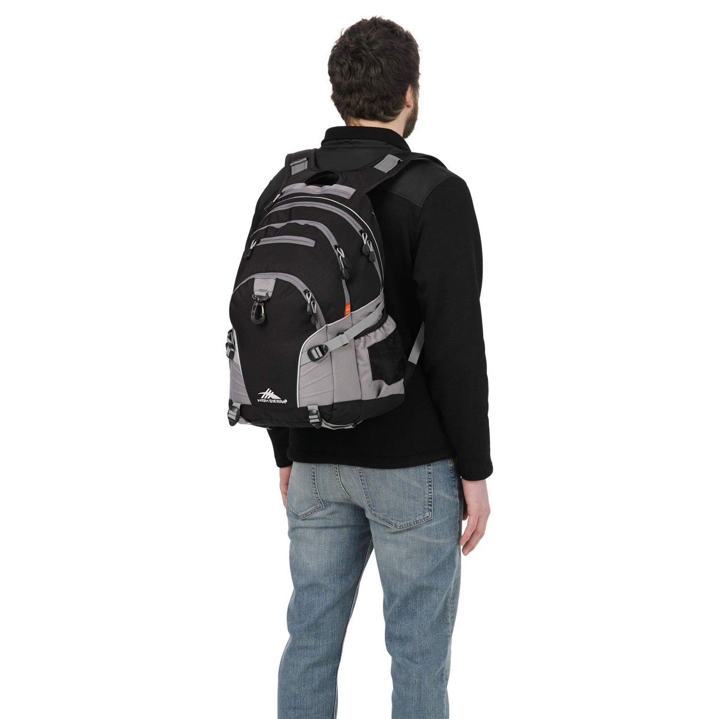 High Sierra Loop Backpack with Tablet Sleeve, Black