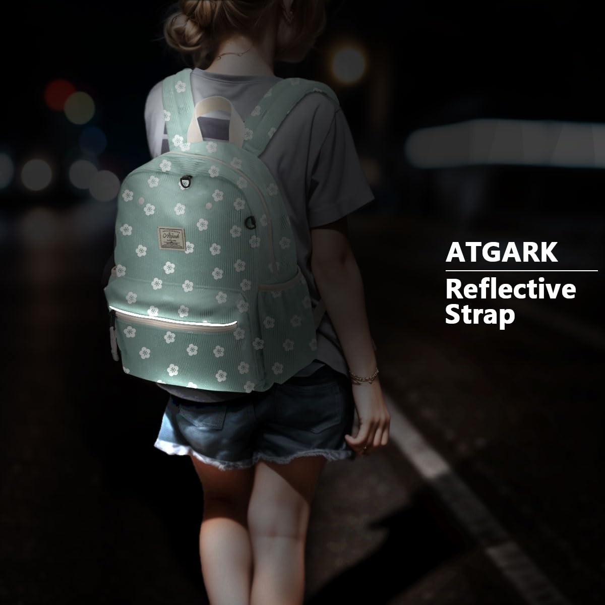 Corduroy Kids Backpack for Boys & Girls, 15"