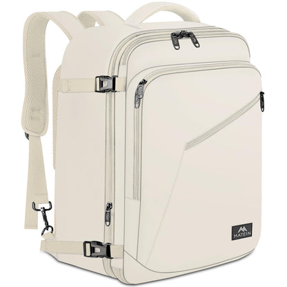MATEIN 40L Carry-On Travel Backpack, Black