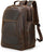Full Grain Leather Backpack for Men Laptop Bag