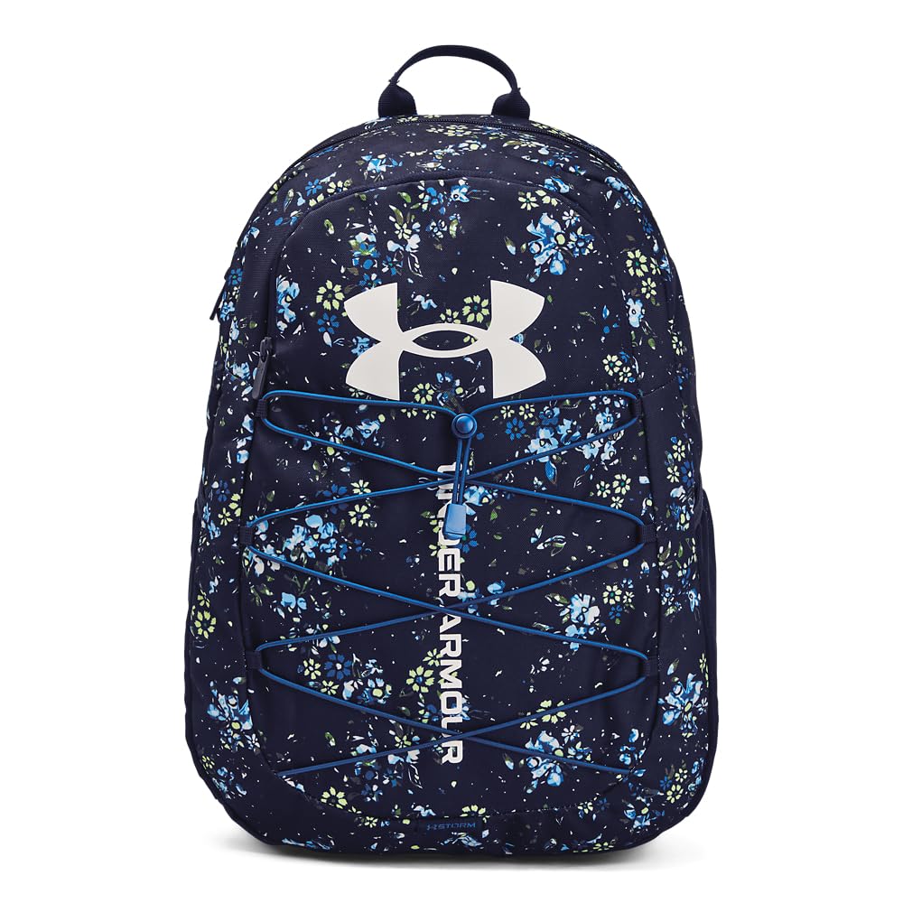 Under Armour Hustle Sport Backpack, Black/Silver