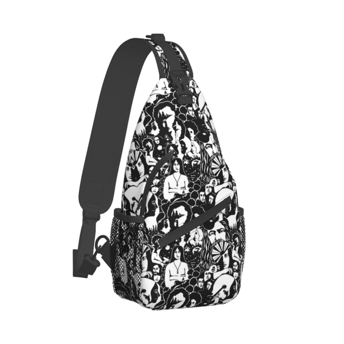 Camo Forest Hunting Sling Backpack, Unisex