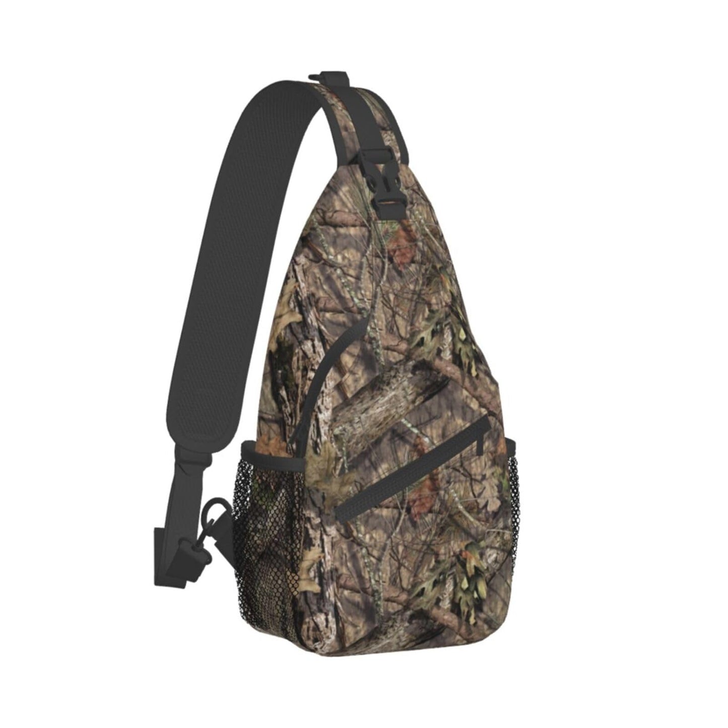 Camo Forest Hunting Sling Backpack, Unisex