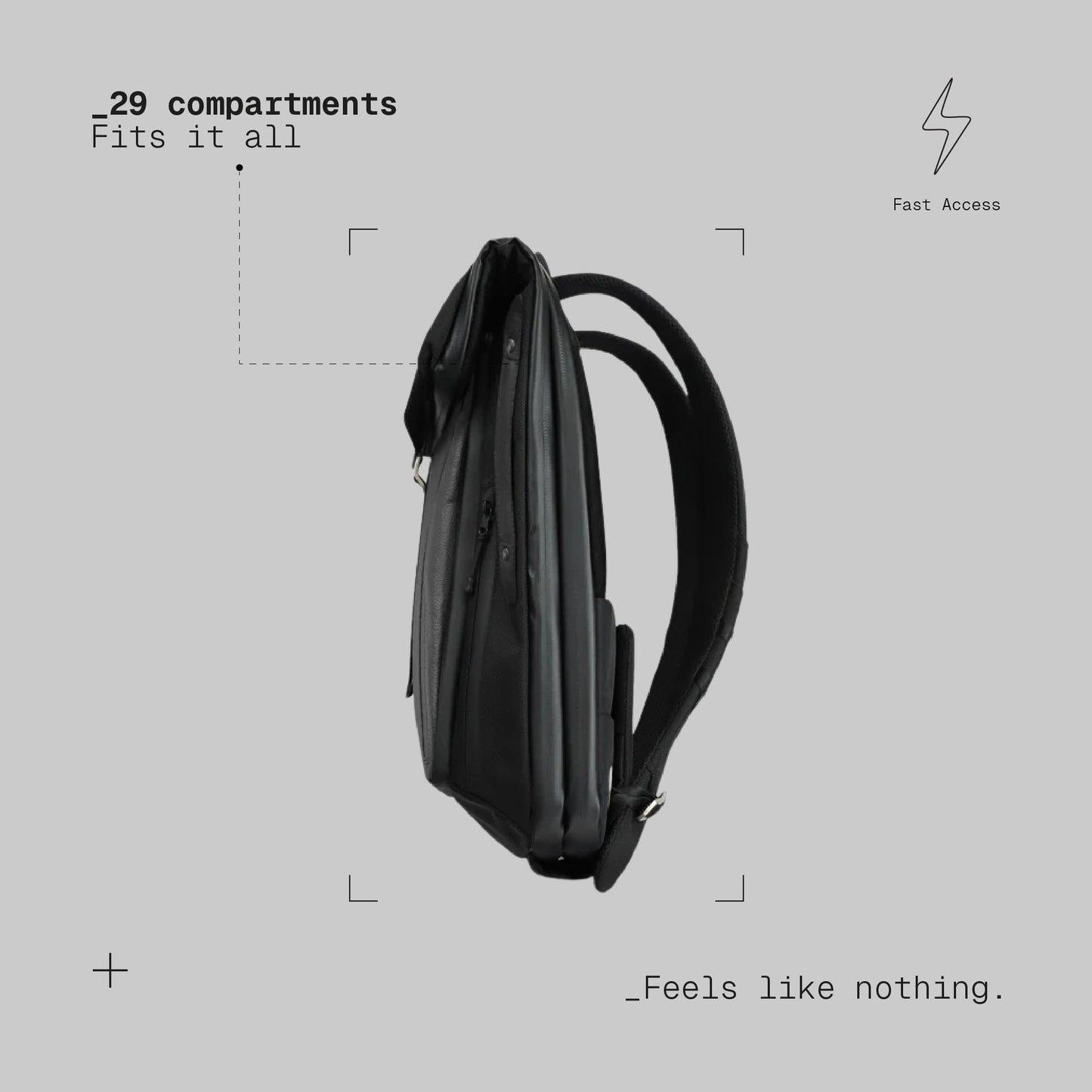 Frenchie Co. Laptop Backpack – Expandable