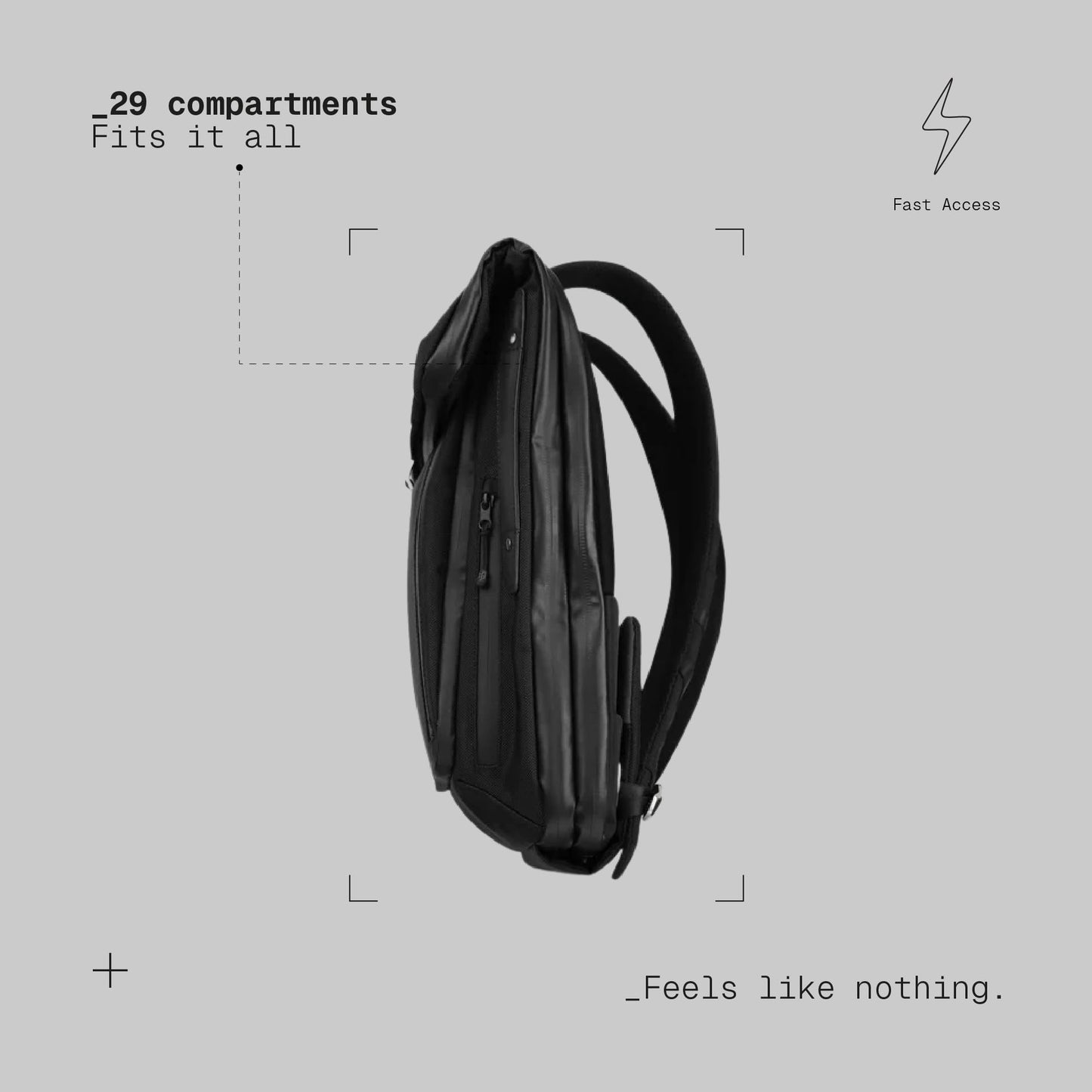 Frenchie Co. Laptop Backpack – Expandable