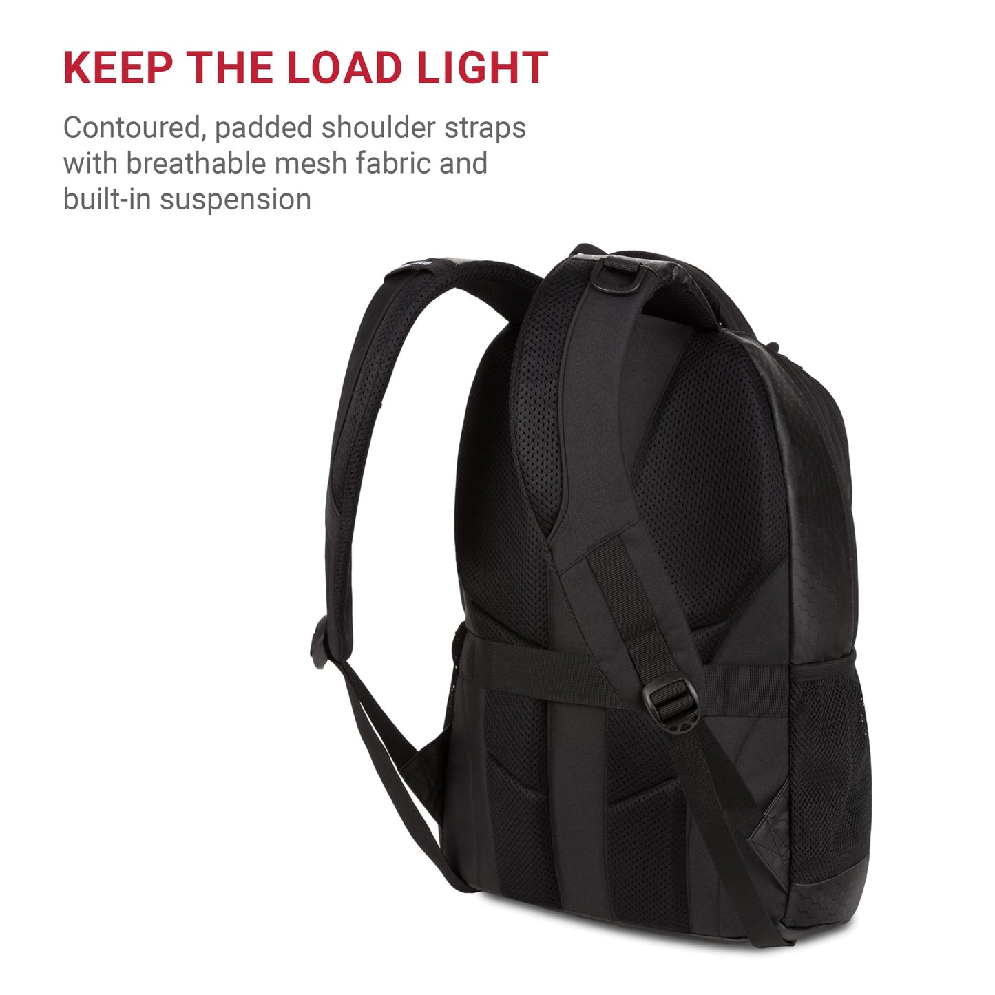 SwissGear Cecil 5505 Laptop Backpack, Pastel Brown/Black, 18-Inch