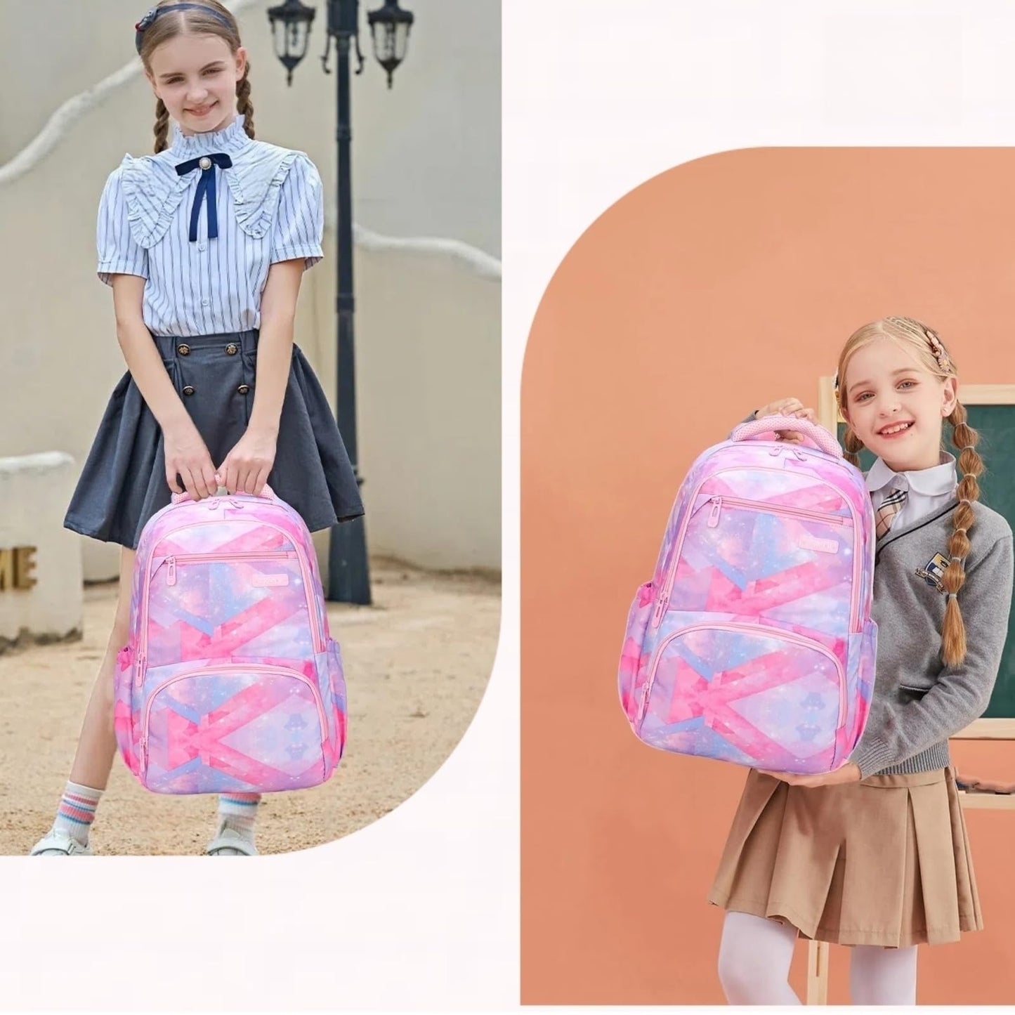 MITOWERMI Kids School Backpack, Purple