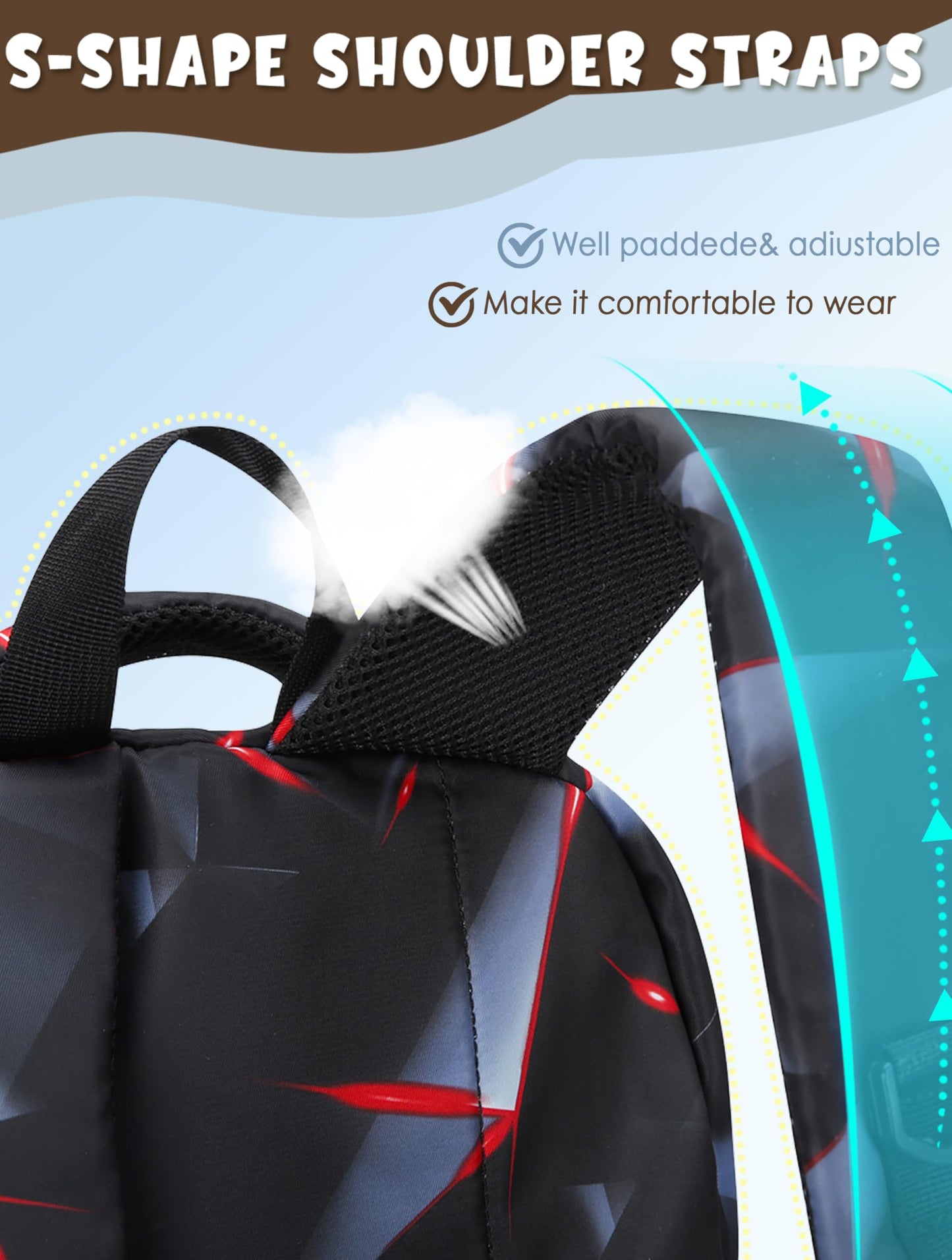 BLUEFAIRY Kids Backpack