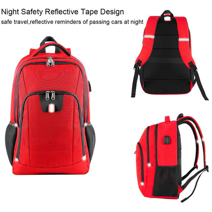 Travel Laptop Backpack, Black Backpack for Men and Women