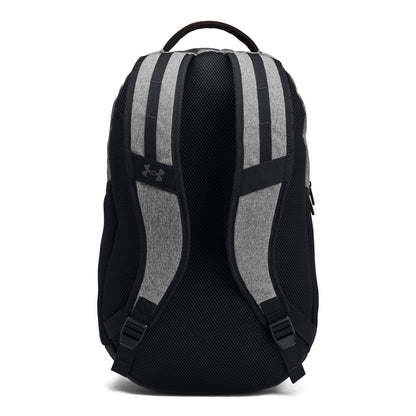 Under Armour Hustle 6.0 Backpack, Black/White