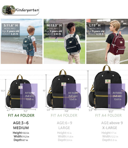 Kids' Toddler Backpack for School, Ages 3-5