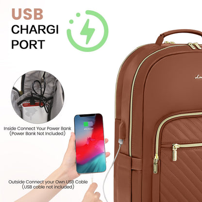LOVEVOOK 17.3" Laptop Backpack for Women